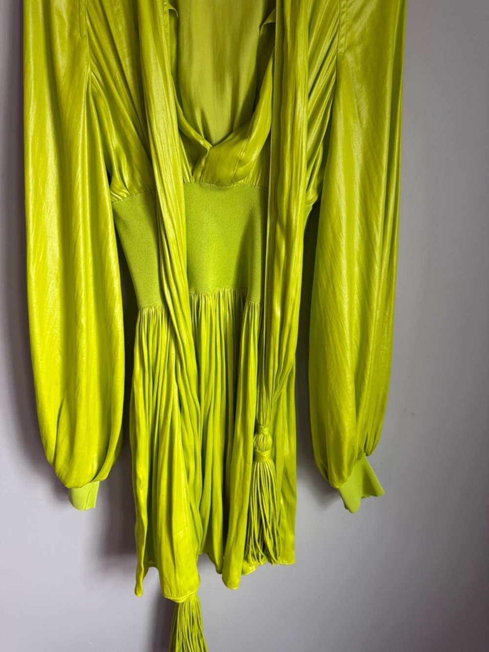 Bottega Veneta Tassel Detail Flared Dress - Picture 10 of 16